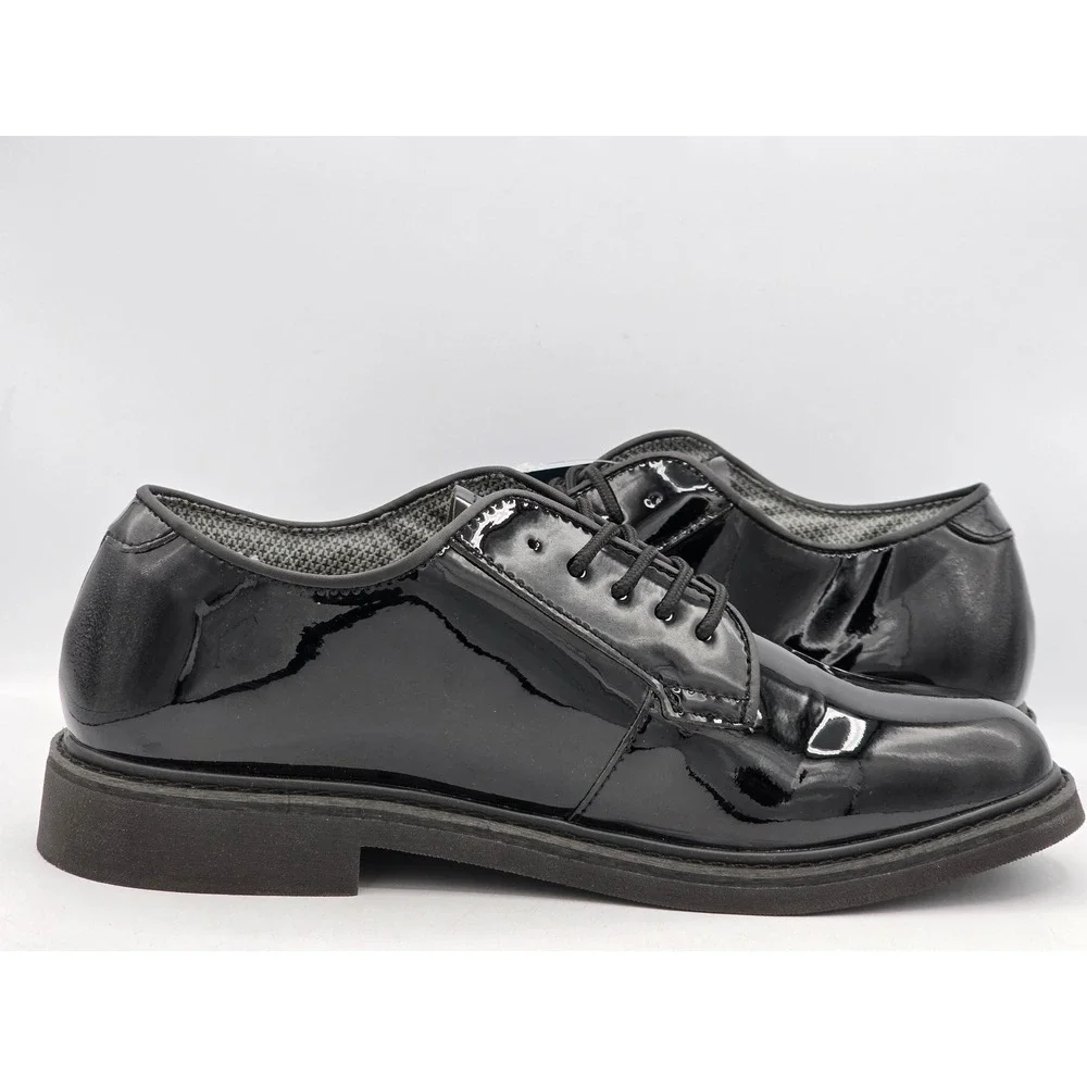 Propper Patrol Oxford Shoes Mens 11.5 Black Patent Leather Uniform F4517 -New
